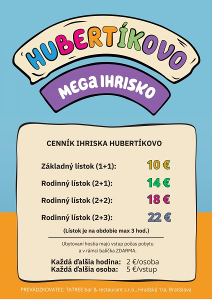 Svet HUBERTÍKOVO - MEGA ihrisko galériový obrázok 1