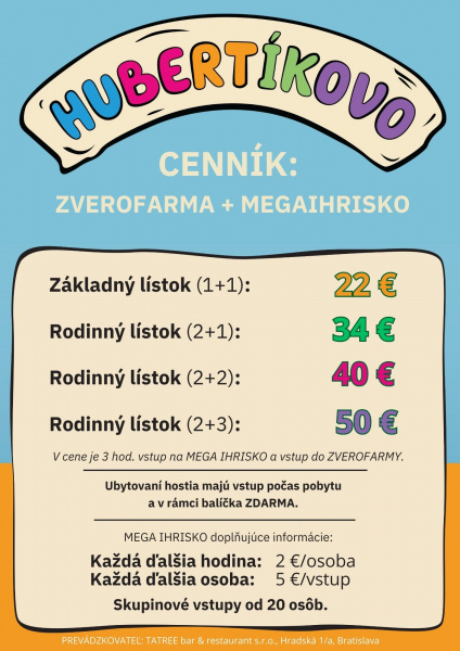 Svet HUBERTÍKOVO - Zverofarma galériový obrázok 46